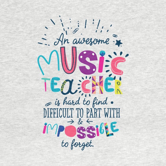 An Awesome Music Teacher Gift Idea - Impossible to forget by BetterManufaktur